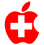 Red Apple logo with a white medical cross in the center.