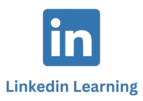 LinkedIn Learning logo with blue 'in' icon inside a square above the text 'LinkedIn Learning'.